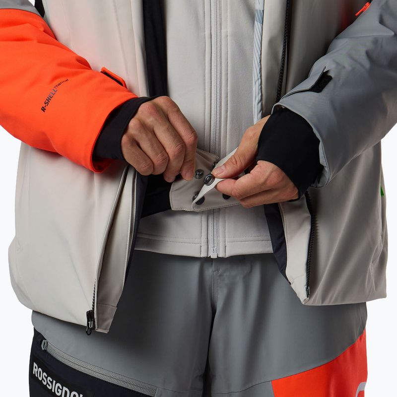Pánská lyžařská bunda Rossignol Hero 4WS Insulated llght grey 14