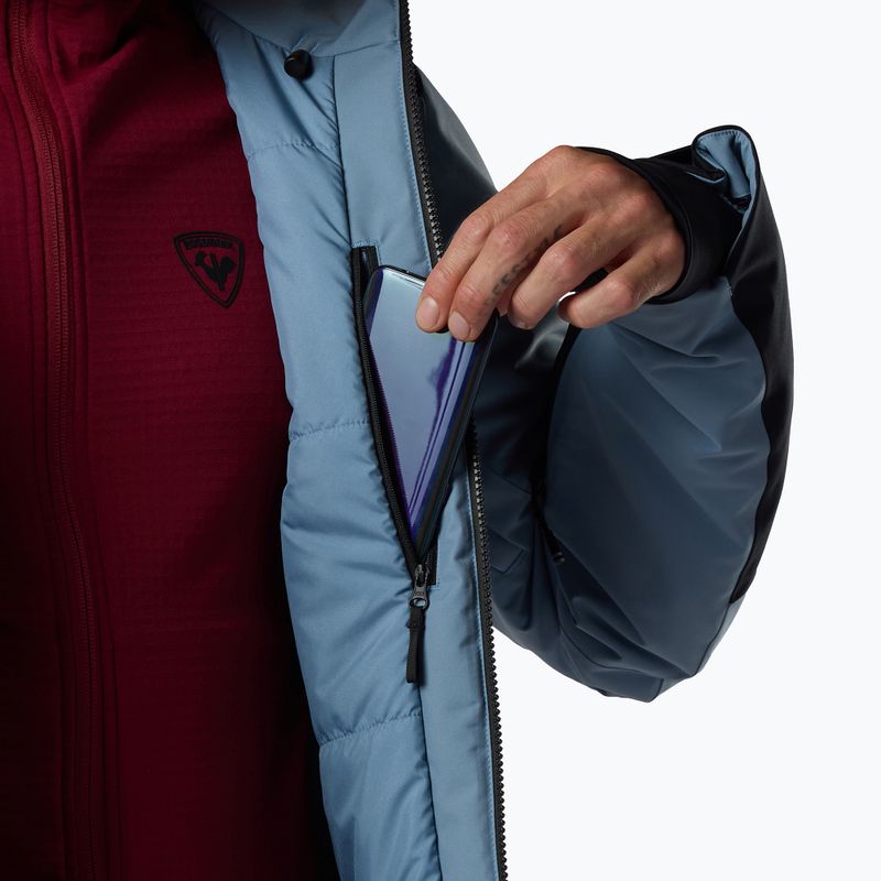 Pánská lyžařská bunda Rossignol Rochrun Insulated winward blue/black 7