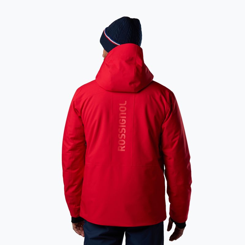 Pánská lyžařská bunda Rossignol Rochrun Insulated sport red solid 3