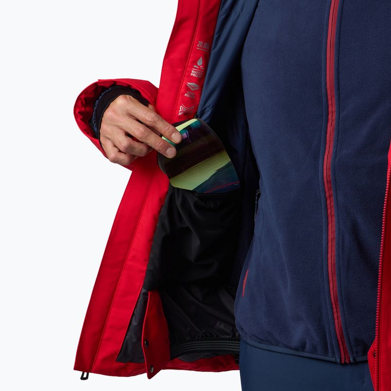 Pánská lyžařská bunda Rossignol Rochrun Insulated sport red solid 9
