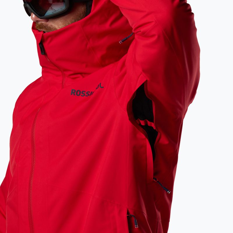 Pánská lyžařská bunda Rossignol Rochrun Insulated sport red solid 14
