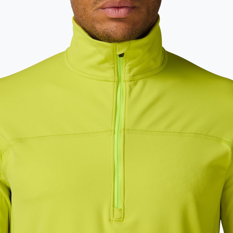 Pánské termo tričko Rossignol Half Zip First Layer wild lime 5