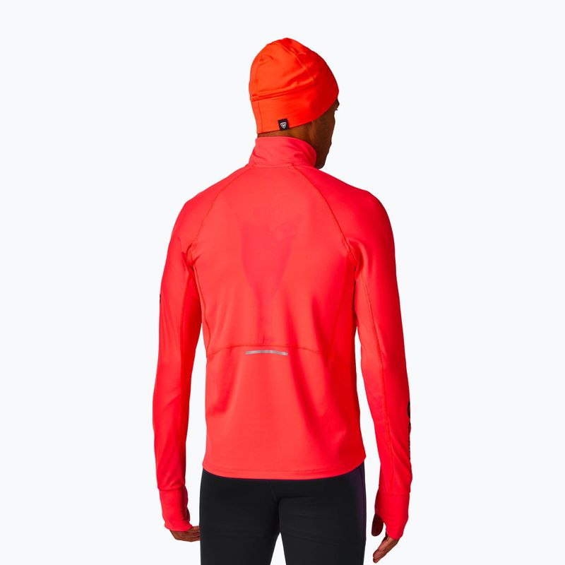 Pánská mikina Rossignol Hero Half Zip First Layer neon red 4