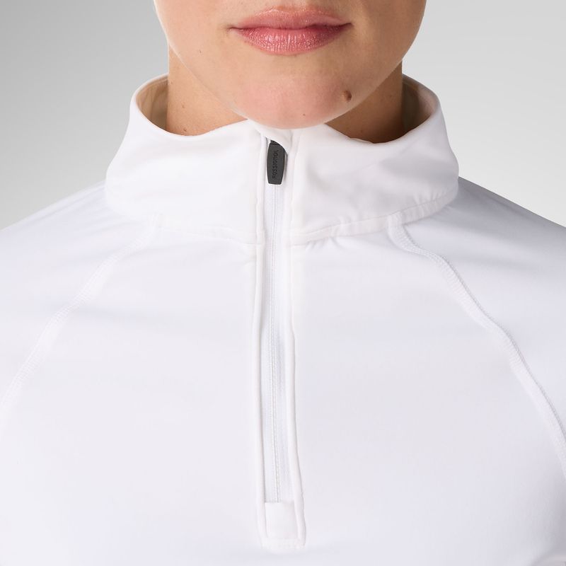Dámská termo mikina Rossignol Half Zip First Layer white 4