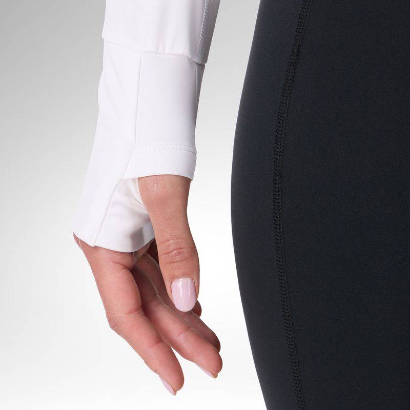 Dámská termo mikina Rossignol Half Zip First Layer white 5