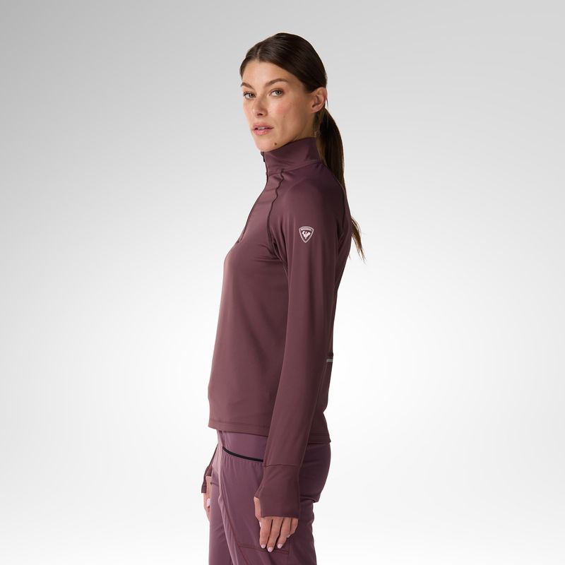 Dámská termo mikina Rossignol Half Zip First Layer huckleberry 4
