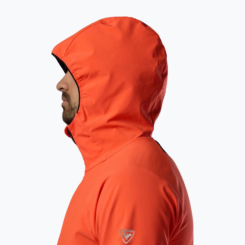 Pánská skialpová bunda Rossignol Venon Wind Hoodie neon red 7