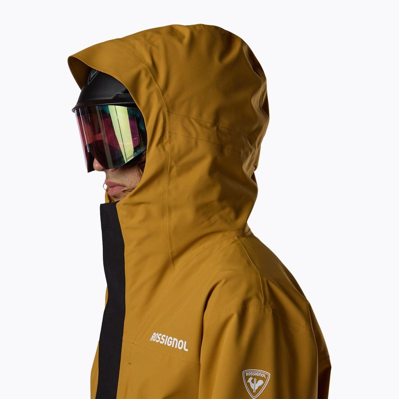 Pánská lyžařská bunda Rossignol Desafio 2L Shell dusted ochre 7