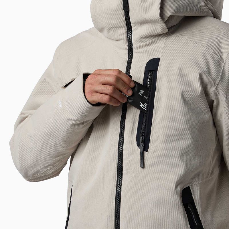 Pánská lyžařská bunda Rossignol Corduroy Insulated silver cloud 6