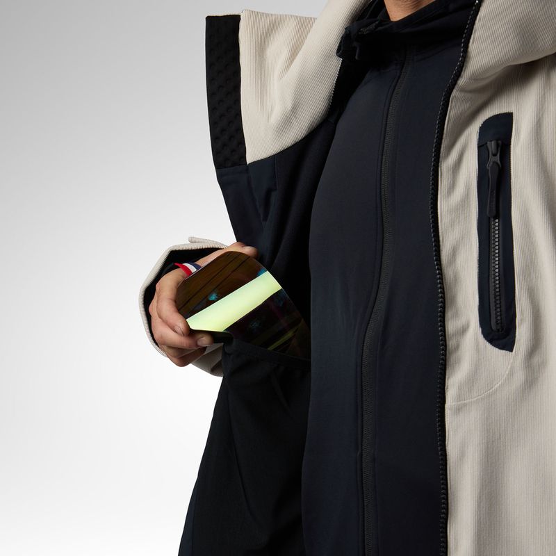 Pánská lyžařská bunda Rossignol Corduroy Insulated silver cloud 10