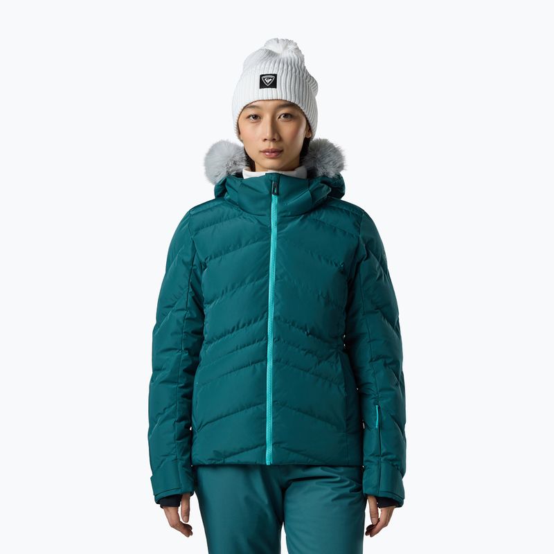 Dámská lyžařská bunda Rossignol Staci Insulated transformative teal pearly