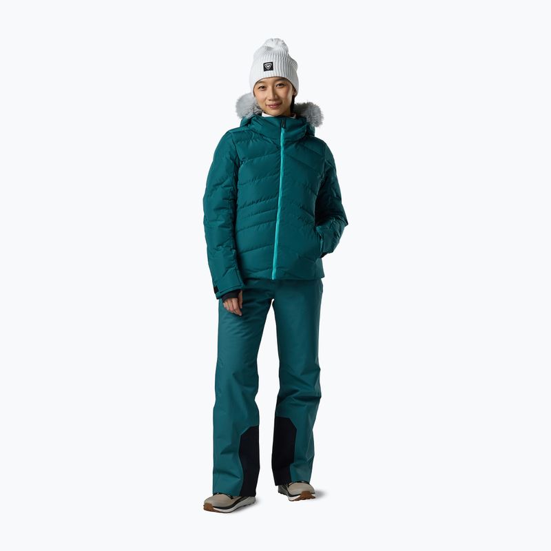 Dámská lyžařská bunda Rossignol Staci Insulated transformative teal pearly 2