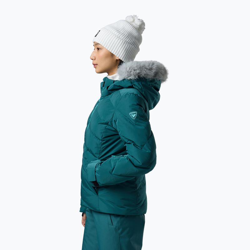 Dámská lyžařská bunda Rossignol Staci Insulated transformative teal pearly 4