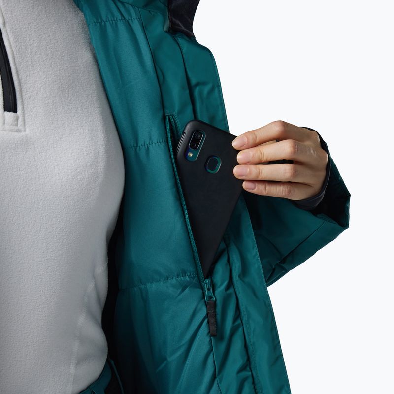 Dámská lyžařská bunda Rossignol Staci Insulated transformative teal pearly 10