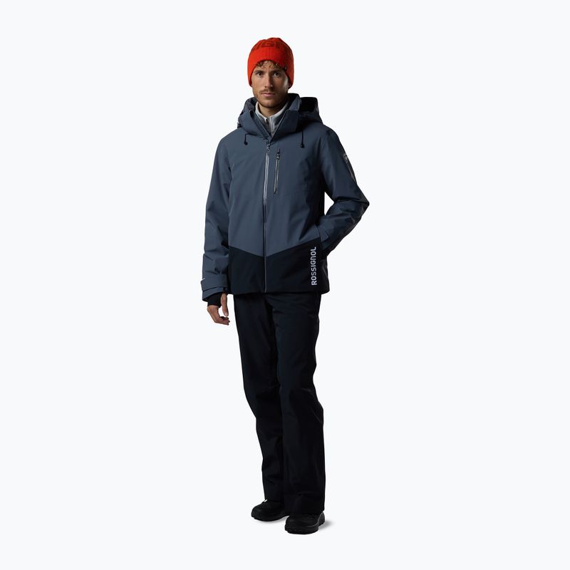 Pánská lyžařská bunda Rossignol 4WS Blackside Insulated turbulence/black 2