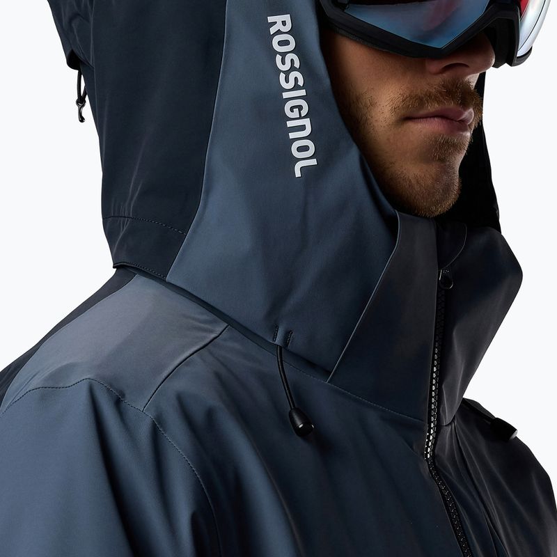 Pánská lyžařská bunda Rossignol 4WS Blackside Insulated turbulence/black 16