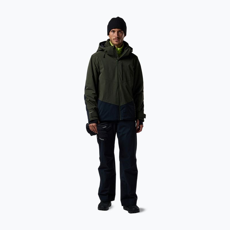 Pánská lyžařská bunda Rossignol 4WS Blackside Insulated olive shadow/black 2