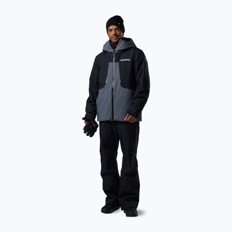 Pánská lyžařská bunda Rossignol Velika Insulated turbulence/black 2