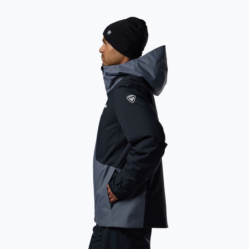 Pánská lyžařská bunda Rossignol Velika Insulated turbulence/black 4