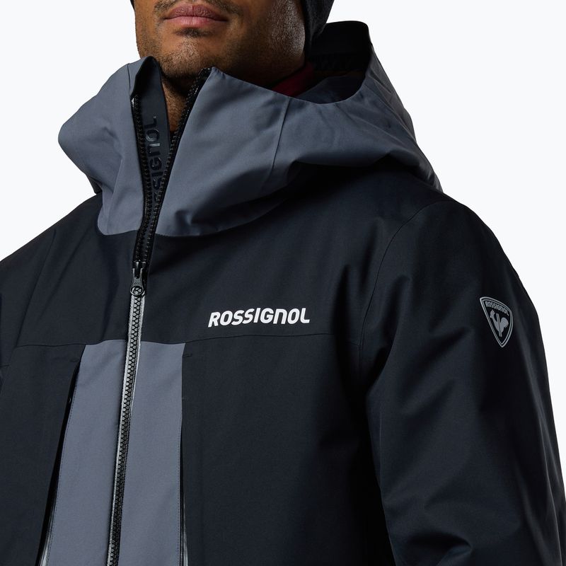 Pánská lyžařská bunda Rossignol Velika Insulated turbulence/black 5