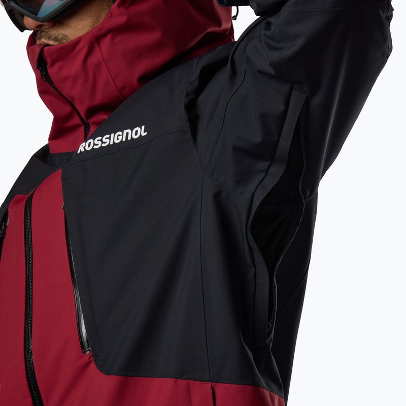 Pánská lyžařská bunda Rossignol Velika Insulated tibetan red/black 15