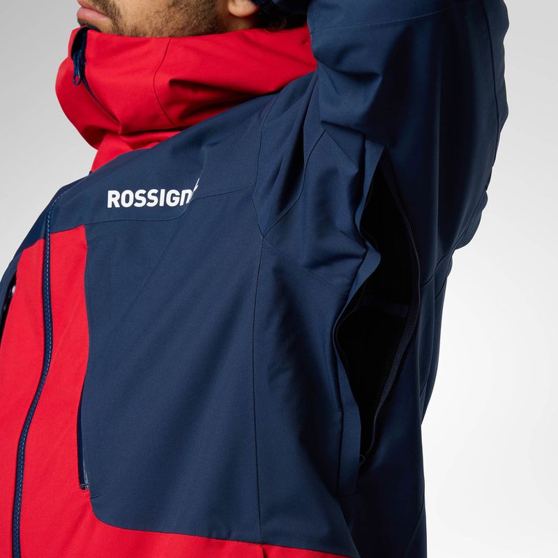 Pánská lyžařská bunda Rossignol Velika Insulated sports red/dark navy 9