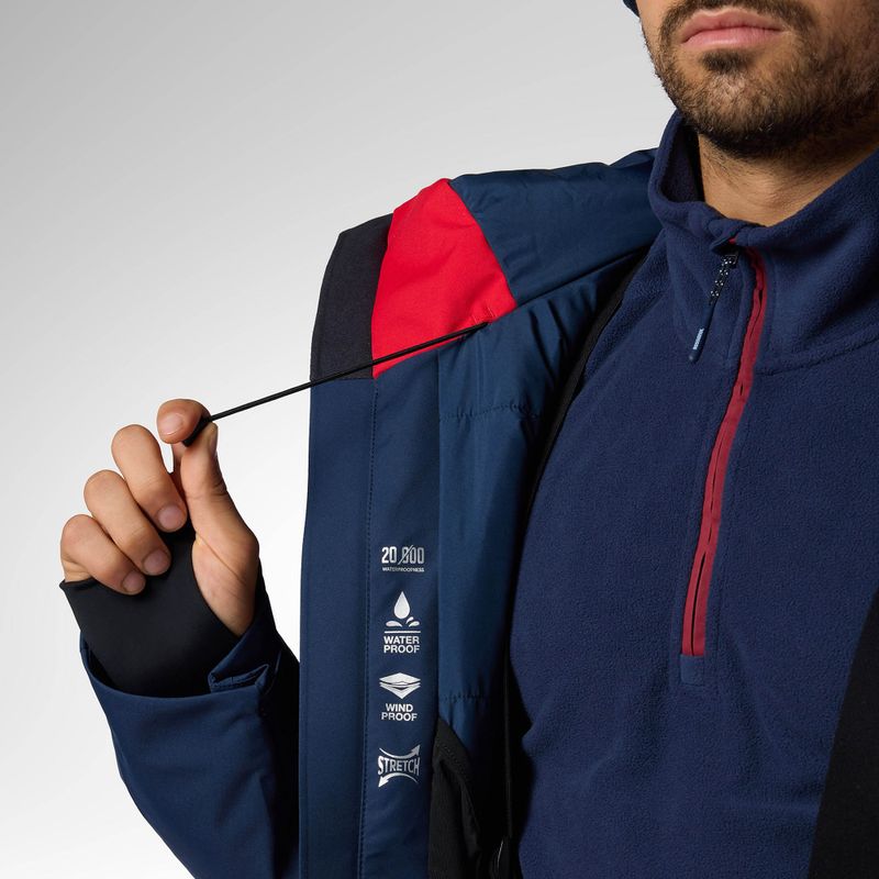 Pánská lyžařská bunda Rossignol Velika Insulated sports red/dark navy 13