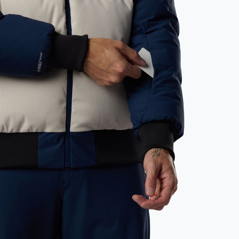 Pánská lyžařská bunda Rossignol Corduroy Down Bomber silver cloud/dark navy 13
