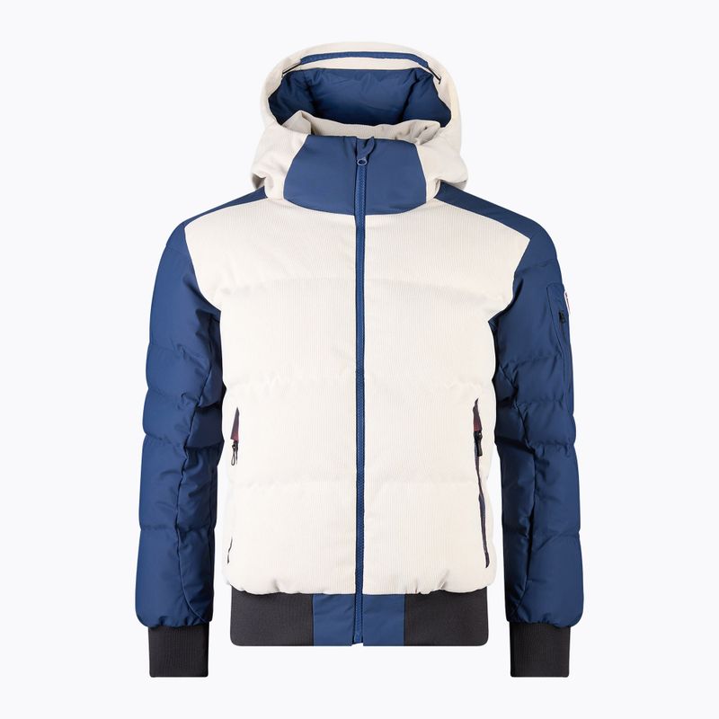 Pánská lyžařská bunda Rossignol Corduroy Down Bomber silver cloud/dark navy 15