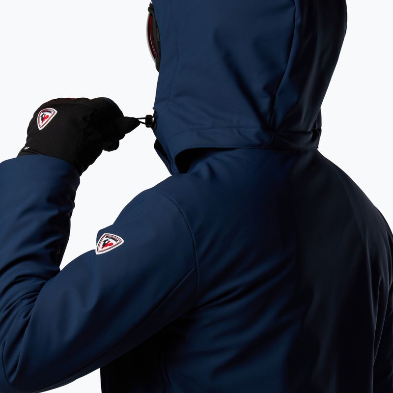 Pánská lyžařská bunda Rossignol Resort Softshell dark navy 7
