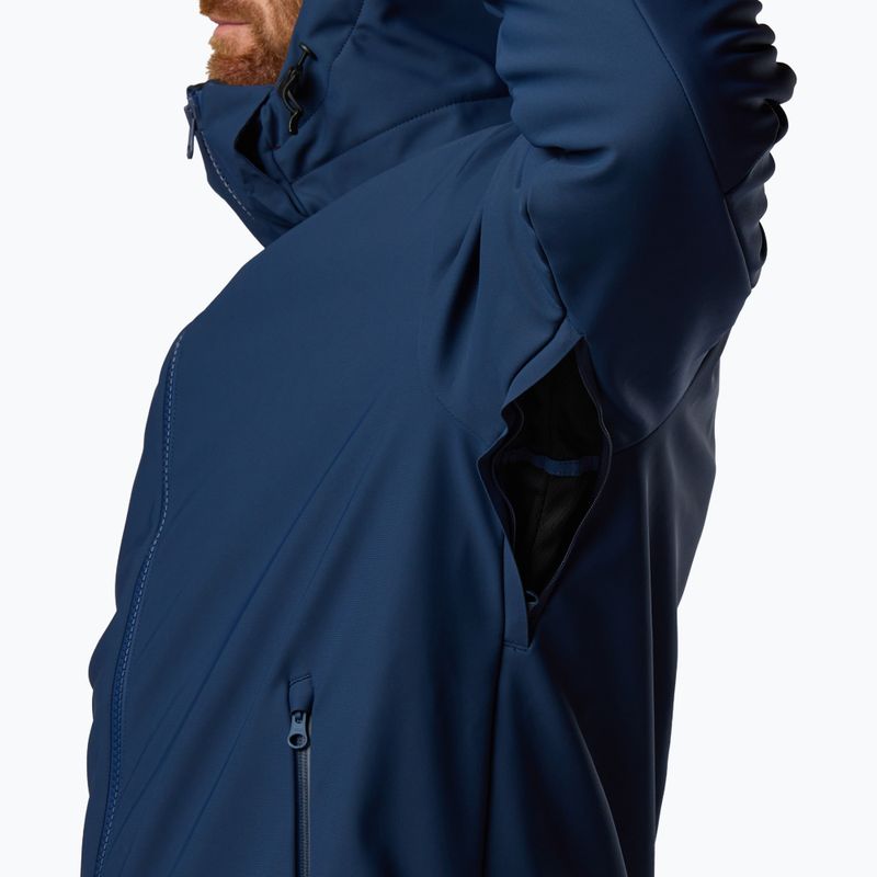 Pánská lyžařská bunda Rossignol Resort Softshell dark navy 9