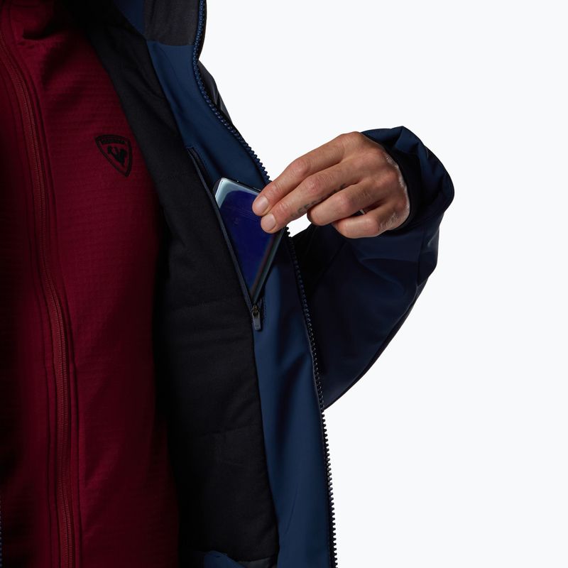 Pánská lyžařská bunda Rossignol Resort Softshell dark navy 11
