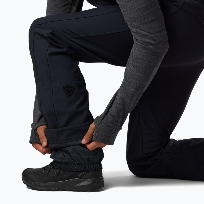 Pánské lyžařské kalhoty Rossignol Resort Softshell black 7