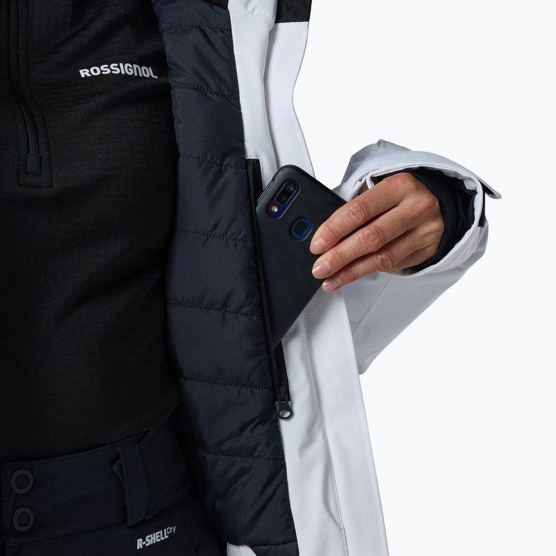 Dámská lyžařská bunda Rossignol 4WS Blackside Insulated ck/white 13