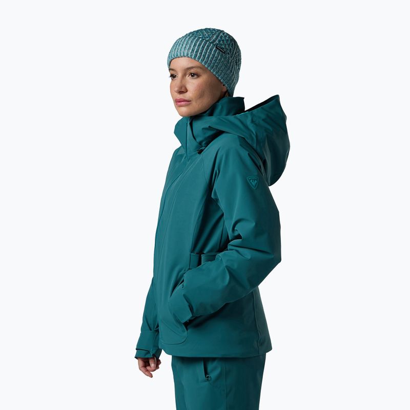 Dámská lyžařská bunda Rossignol 4WS Blackside Insulated transformative teal 4