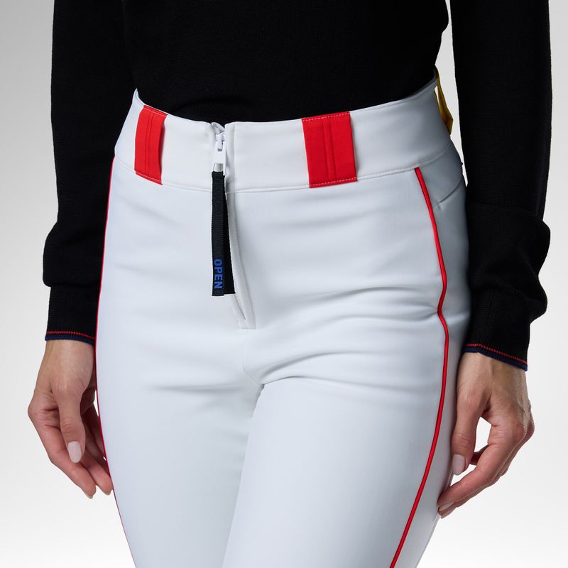 Dámské lyžařské kalhoty Rossignol JCC Softshell white 5