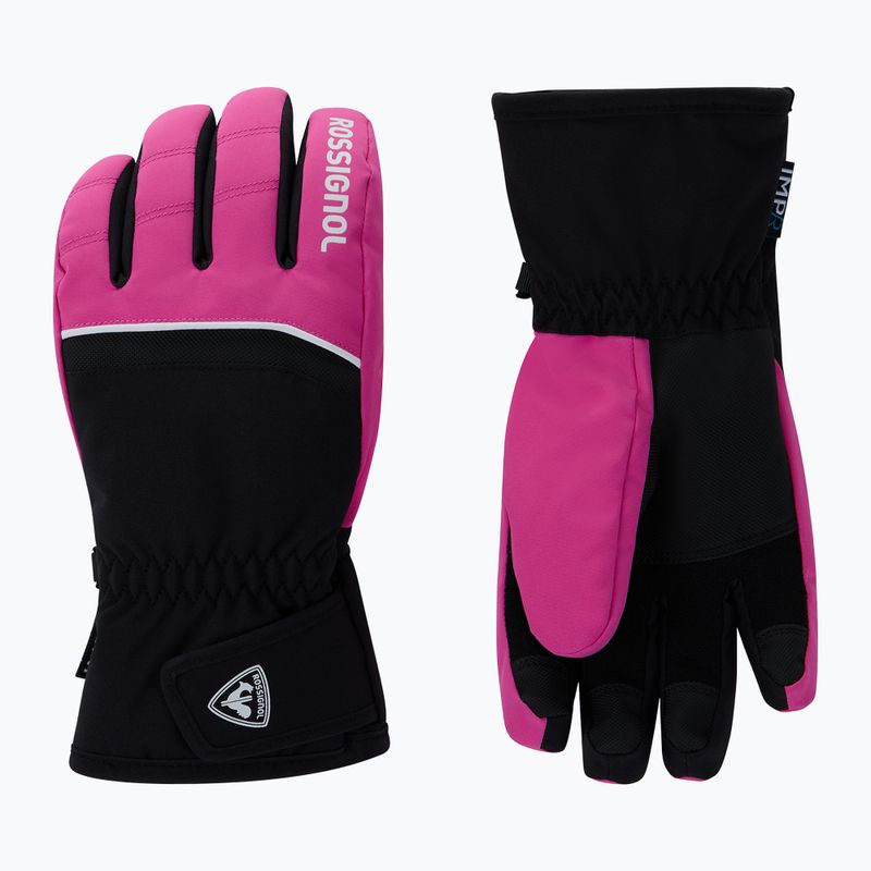 Dětské lyžařské rukavice Rossignol Tech Impr G electric fuchsia