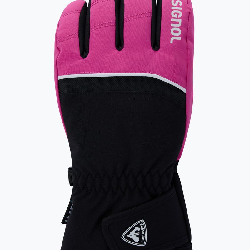 Dětské lyžařské rukavice Rossignol Tech Impr G electric fuchsia 3