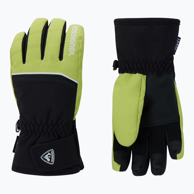 Dětské lyžařské rukavice Rossignol Tech Impr G wild lime