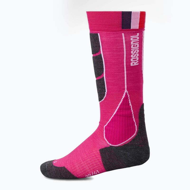 Dámské lyžařské ponožky Rossignol Intermediate Eelectric fuchsia