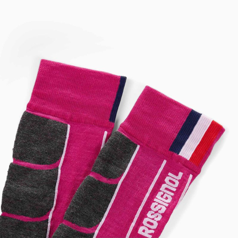 Dámské lyžařské ponožky Rossignol Intermediate Eelectric fuchsia 2