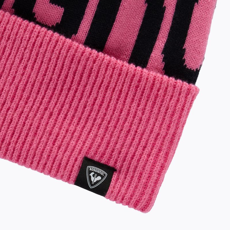 Zimní čepice Rossignol Strawpile Beanie electric fuchsia 3