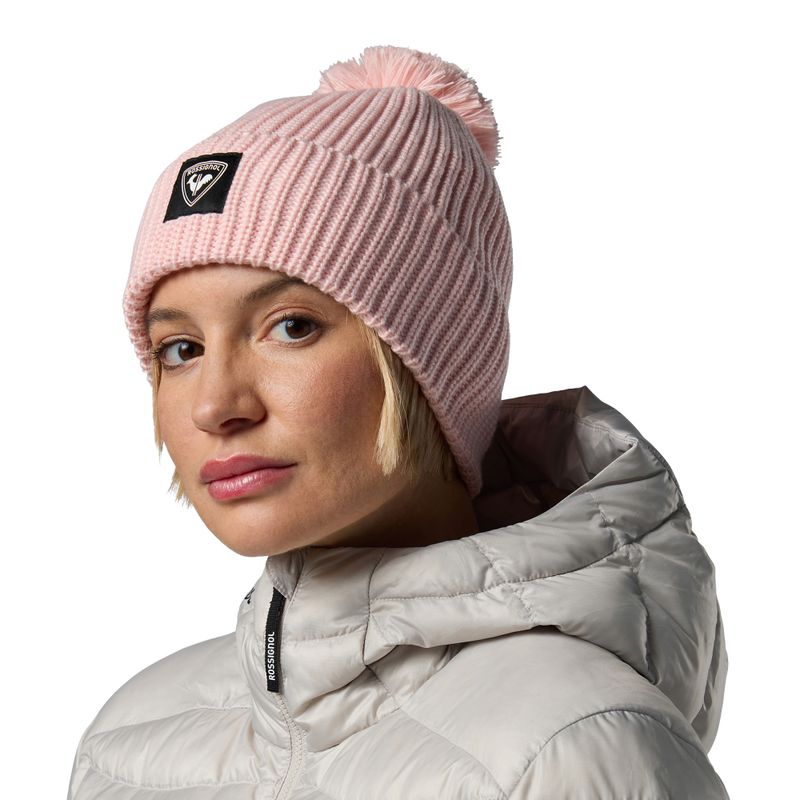 Zimní čepice Rossignol Strawpile Pompom Beanie pale lilac 4