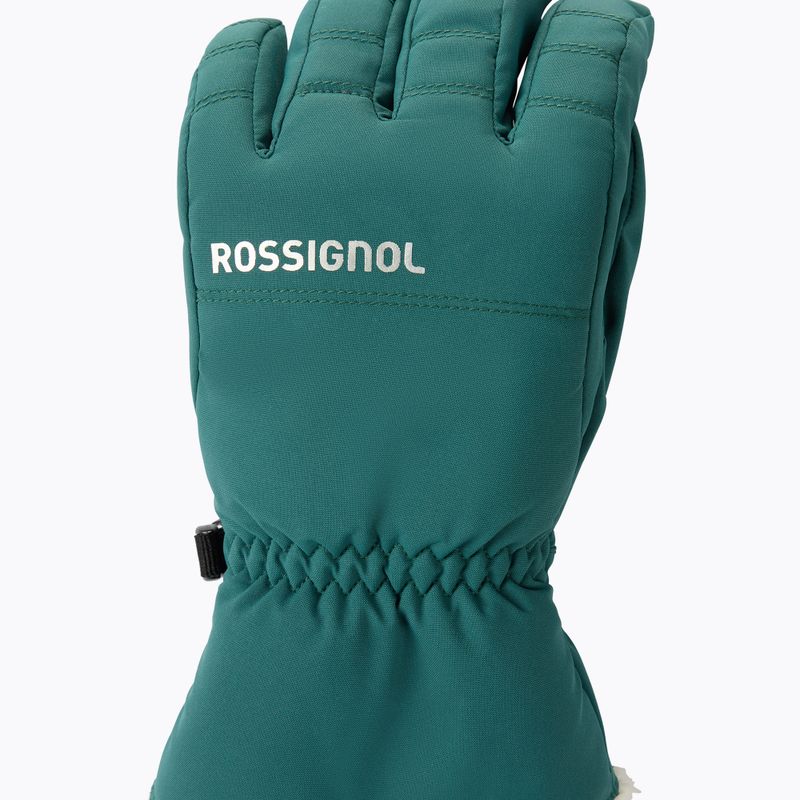 Dámské lyžařské rukavice Rossignol Perfy G transformative teal 3