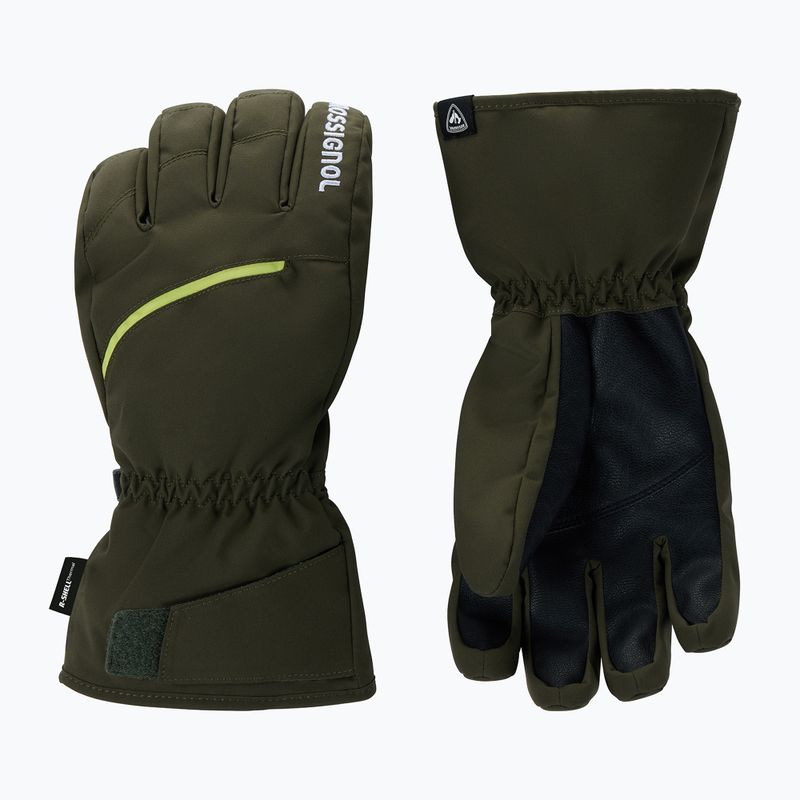 Pánské lyžařské rukavice Rossignol Perf R-Shell Thermal olive shadow 2