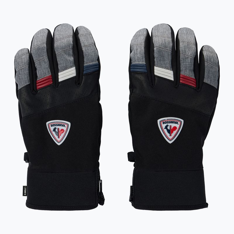 Pánské lyžařské rukavice Rossignol Strato R-Shell Dry heather grey 2