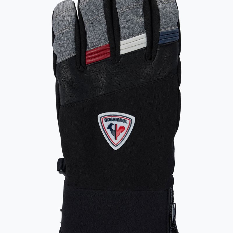 Pánské lyžařské rukavice Rossignol Strato R-Shell Dry heather grey 3