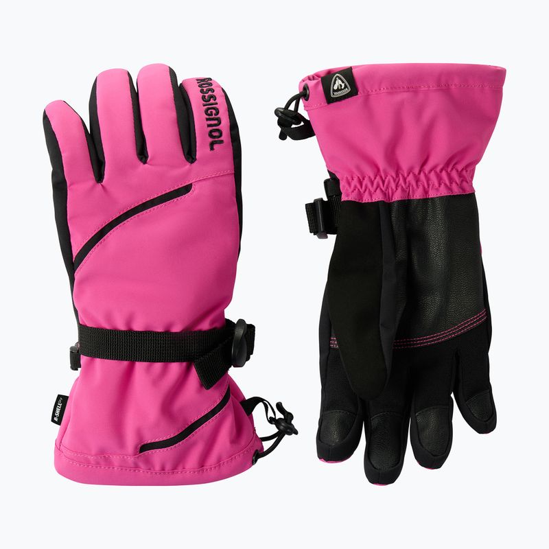 Dámské lyžařské rukavice Rossignol Temptation R-Shell electric fuchsia 2