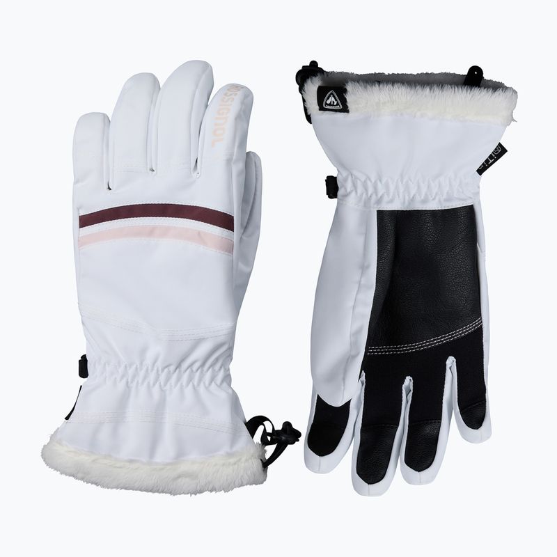 Dámské lyžařské rukavice Rossignol Piste R-Shell Dry white 2
