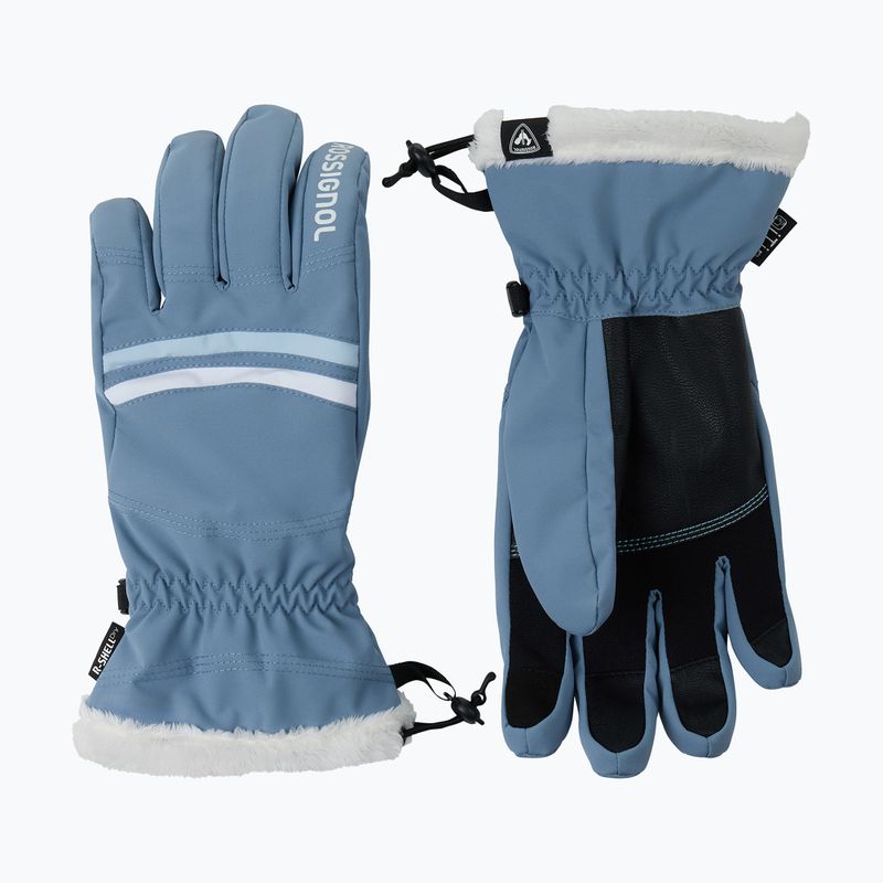 Dámské lyžařské rukavice Rossignol Piste R-Shell Dry windward blue 2